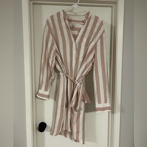 Striped Linen dress, a new day brand from target, size small